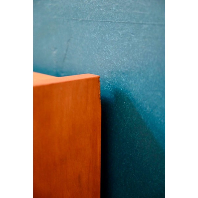 Rockabilly Style Bedside Table with Compass Legs, 1950s For Sale - Image 11 of 12