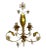 Large Gilded Murano Glass Sconce For Sale