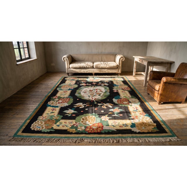 19th Century Besserabian Flat-Weave Carpet ( 6'9" x 9'6" - 206 x 290 ) For Sale - Image 15 of 15