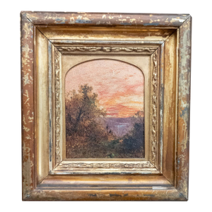19th Century American Luminist Hudson River School Landscape Painting