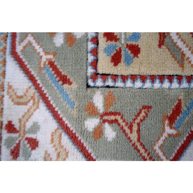 Turkish 1960s Handmade Vintage Turkish Kars Rug 3.8' X 5.7' For Sale - Image 3 of 10