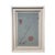 This is a framed vintage minimalist abstract artwork. The artwork has been painted on paper using a mixed media of...