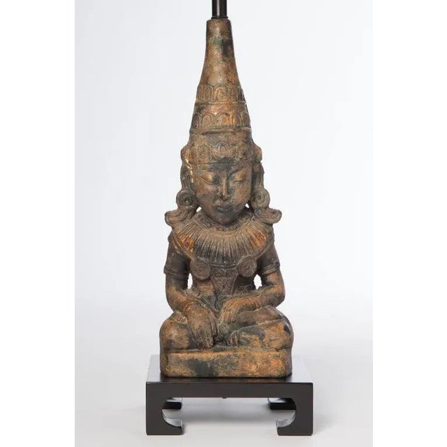 Asian Figural Lamps After James Mont - a Pair For Sale - Image 4 of 8
