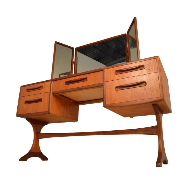 G Plan MidCentury Fresco Teak Vanity Chairish