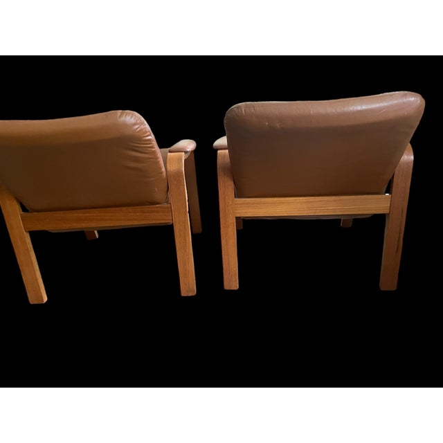 1970s Ekornes Attributed Lounge Chairs - Set of 2 For Sale - Image 9 of 12
