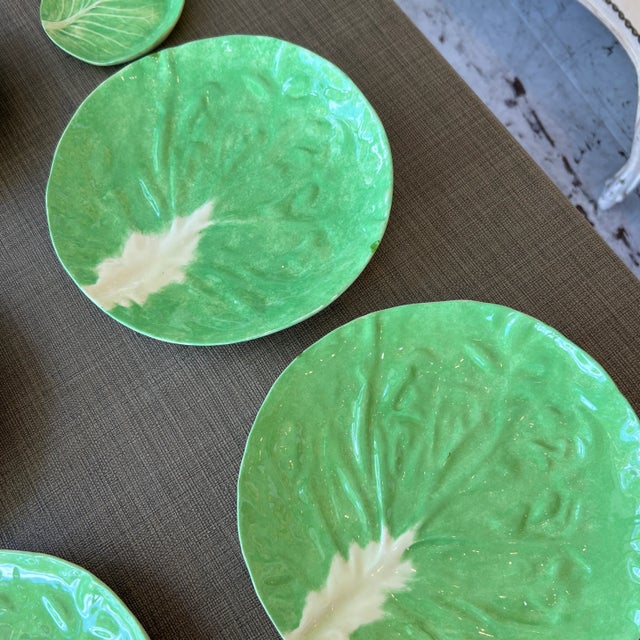 Mid 20th Century Mid 20th Century Dodie Thayer Lettuce Ware - 10 Pieces For Sale - Image 5 of 12