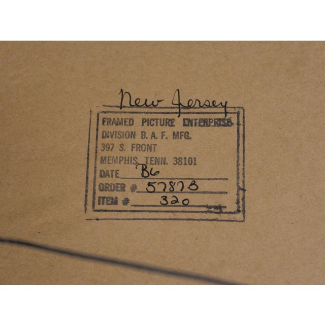 Sunday Morning Sleepy Hollow Vintage Framed Engraving For Sale - Image 10 of 11