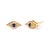 Introducing a mesmerizing piece that will captivate all who lay eyes on it. Behold the 10K Yellow Gold Evil Eye Stud...