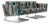 Milo Baughman Thayer Coggin Cantilever Chrome Sofa For Sale