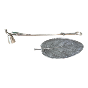 Emilia Castillo Candle Snuffer and Leaf Dish