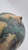 Mid 20th Century Handcrafted Organic Ceramic Weed Pot with Teal and Iron Drip Glaze For Sale - Image 12 of 12