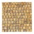 Gold Travertine Polished Broken Tessere Mosaic For Sale