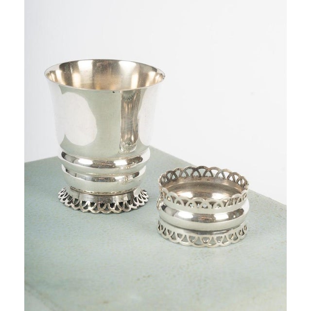 Baptism Set with Cup, Fork, Spoon, and Napkin Ring For Sale - Image 5 of 7