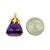1900 - 1909 Antique Art Nouveau 14k Gold & Amethyst Fob, Circa 1900 For Sale - Image 5 of 6