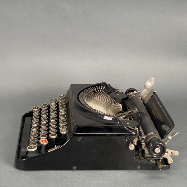 Industrial Vintage 1931 Remington Portable Model 5 Noiseless Typewriter Antique Rare Model For Sale - Image 3 of 12