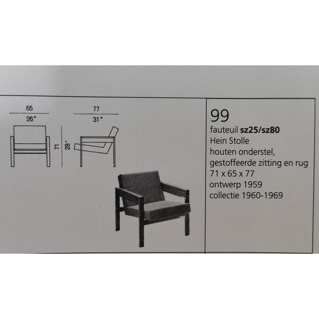 Brown Modernist Wenge Wood Chair by Hein Stolle for T Spectrum, 1960s For Sale - Image 8 of 9