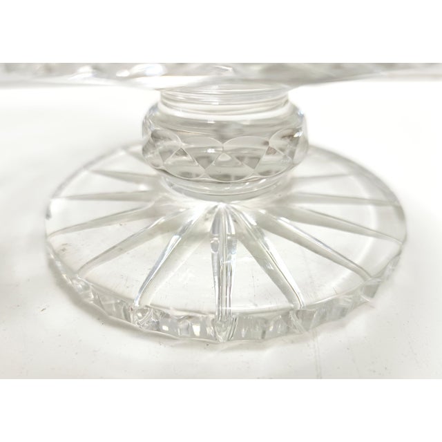 Transparent and Red Crystal Vide-Pouch, Czech Republic, 1960s For Sale - Image 9 of 10