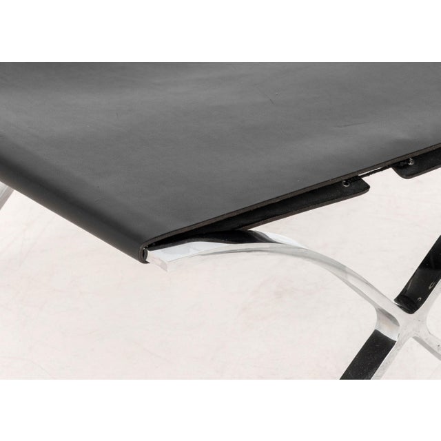 Early 21st Century Mies Van Der Rohe X Knoll Barcelona Stools, Pair For Sale - Image 5 of 8