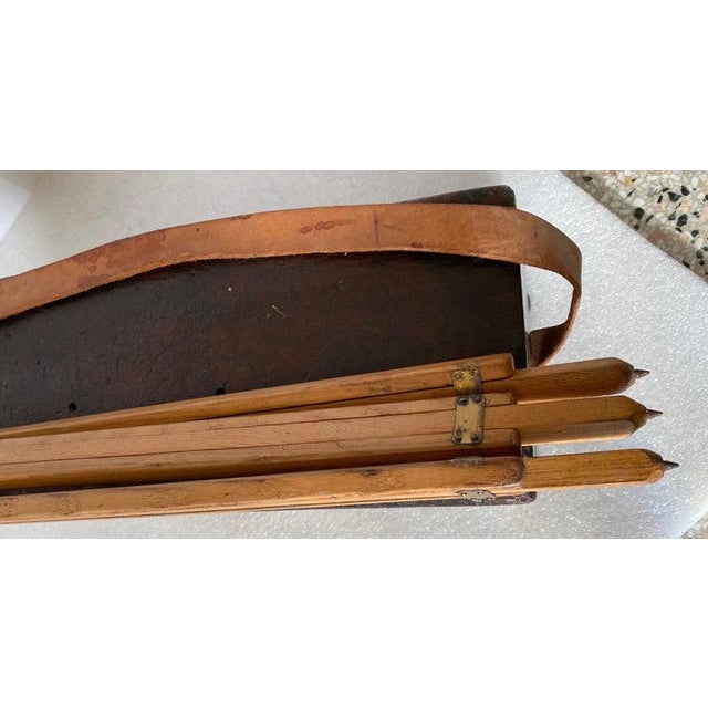 1923 Keuffel & Esser Survey Equipment, Wood Tripod and Carry Case Serial Number 46457 For Sale - Image 11 of 13