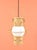 Rope and Opaline Lantern by Adrien Audoux & Frida Minet, 1960s For Sale - Image 6 of 6
