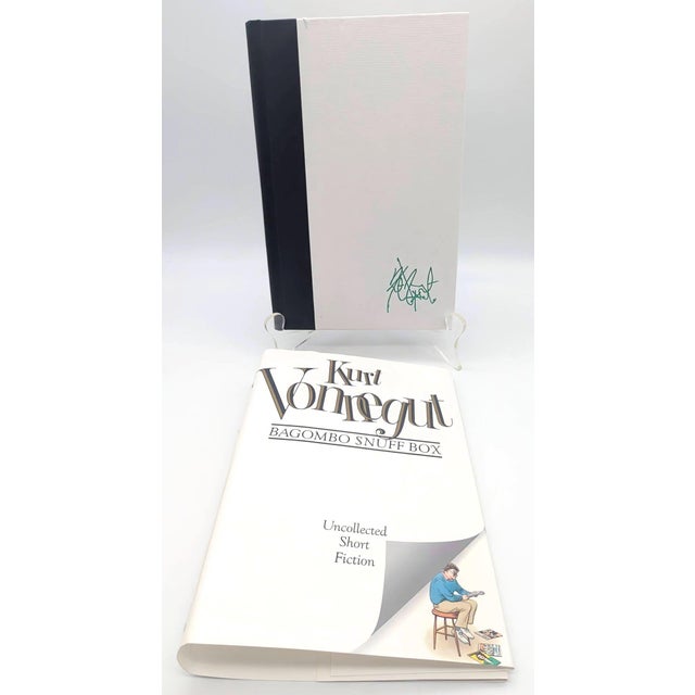 White 1990s Autographed First Edition of Magombo Snuff Box by Kurt Vonnegut For Sale - Image 8 of 13