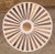Contemporary Traditional Moroccan Resin and Walnut Wood Stool / Beige Bell Shape For Sale - Image 4 of 6
