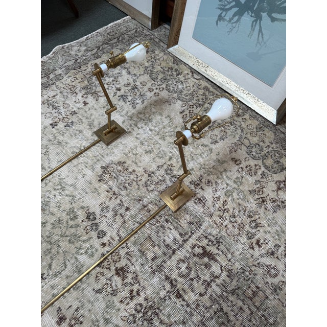 Visual Comfort Primitive Swing Lamps, Pair For Sale - Image 12 of 13