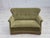 1970s, Danish 2-seater sofa. Light green furniture velour, ash wood legs, springs in the seat. Original good condition: no...