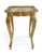 18th Century Florentine Rococo Revival Italian Gilt Accent Side Table, 1950s For Sale - Image 11 of 14