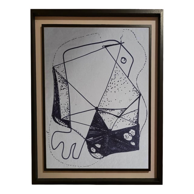 Ferdinando Meccani, Abstract Work on Paper, 1969, Paper For Sale