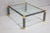 Signed Karl Springer Gunmetal and Brass Cocktail Table, 1970s For Sale In Dallas - Image 6 of 10