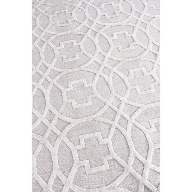 Exquisite Rugs Wellington Hand Loom Wool Beige - 12'x15' For Sale In Los Angeles - Image 6 of 9