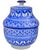 Early 20th Century Handcrafted Blue Moorish-Patterned Ceramic Art Vase For Sale In New York - Image 6 of 13