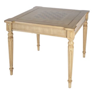 Vincent Multi-Game Card Table, Beige For Sale