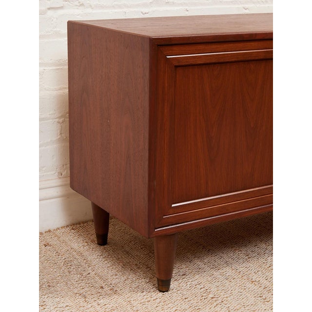 Wood Vintage Credenza Restored For Sale - Image 7 of 10