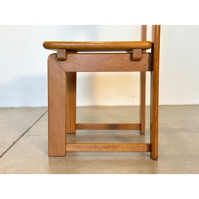 Vintage Oak Dining Chairs, 1980s, Set of 4 For Sale - Image 12 of 16