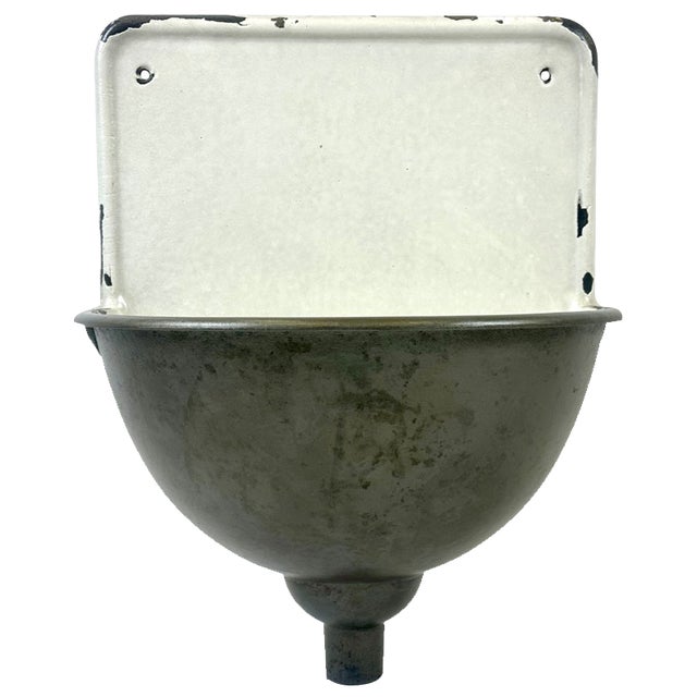 Antique Cast Iron Garden Wall Sink, 19th Century For Sale