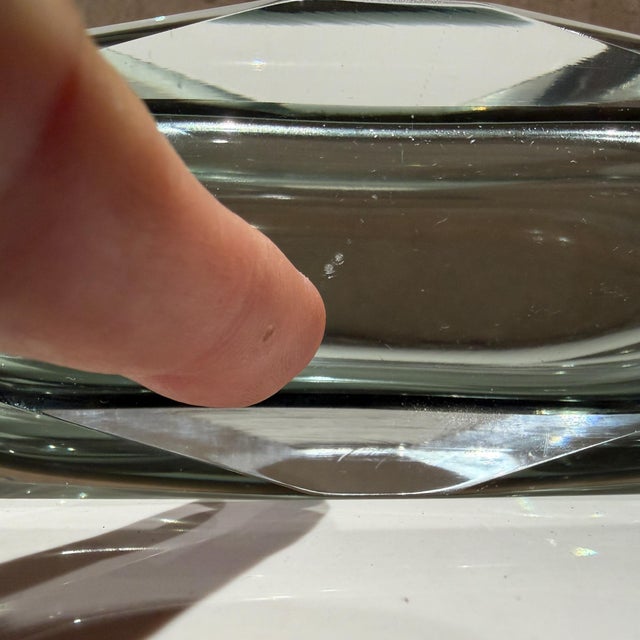 Murano Art Glass Vasesmoky Grey Sommerso Submerged Technique Mandruzzato For Sale - Image 9 of 10