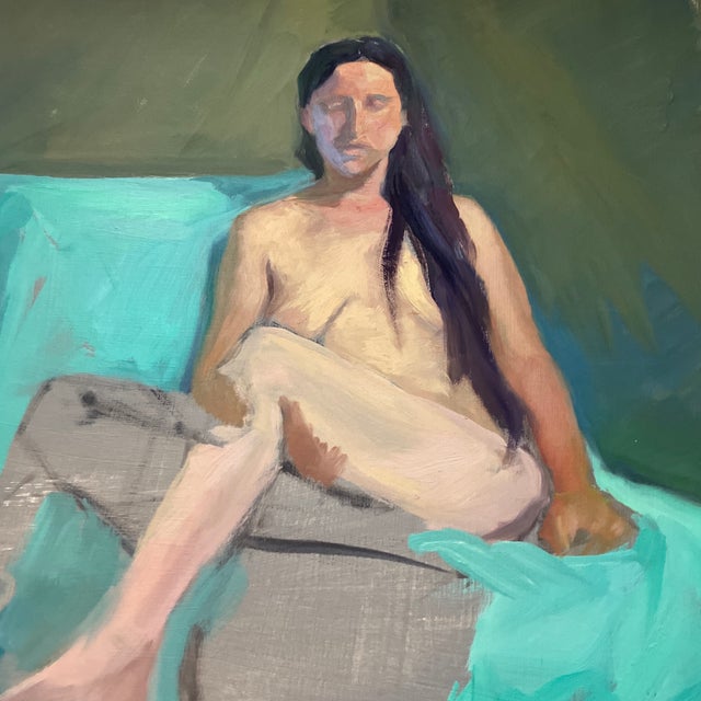 Original 15 x 17 painting on heavy paper unsigned unframed Check out my shop, .ROBINS EGG GALLERY, for more!!