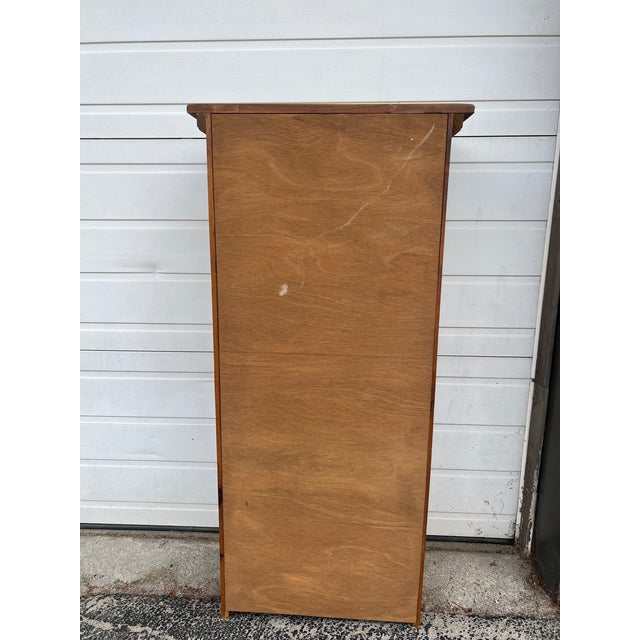 Vintage Farmhouse Style Freestanding Pine Cabinet With Shelves For Sale - Image 13 of 13