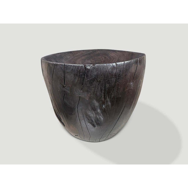 2010s Andrianna Shamaris Modern Organic Hand Carved Minimalist Chair For Sale - Image 5 of 5