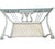 Mid 20th Century Hand‑Painted Vintage Gustavian Style Two‑Seater Settee — Designer/Statement Piece For Sale - Image 5 of 11