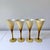 Mid-Century Modern Cased Glass Champagne Coupes in the Manner of Carlo Moretti: Set of Four For Sale - Image 3 of 7
