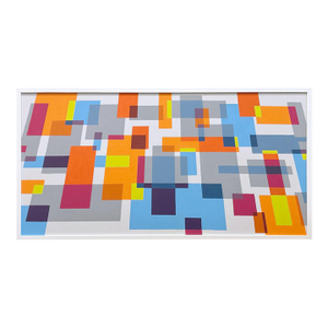 Michael Aron Original Painting Squared Color Two 63 X 33