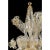 Traditional venetian "Ca' Rezzonico" Murano glass wall sconce , full of hand-made details of blowing glass . Full of gold-...