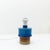 Rörstrand Blue Stoneware Table Lamp by Inger Persson for Rörstrand, Sweden, 1960s For Sale - Image 4 of 8