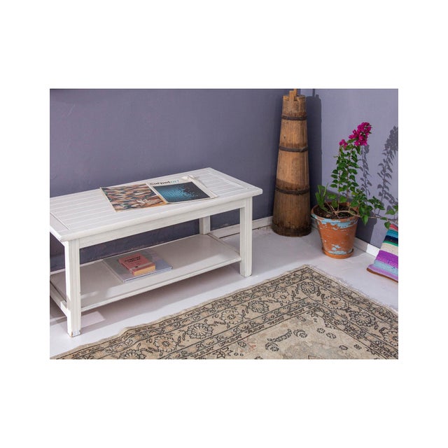 1960s Decorative Vintage Turkish Oushak Rug - 5`1" X 8`0" For Sale - Image 5 of 6