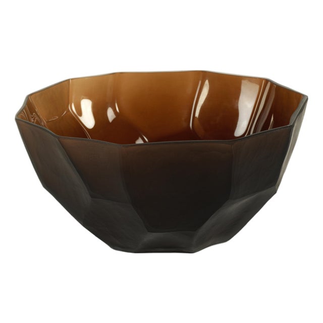 Vita Amber Glass Bowl For Sale