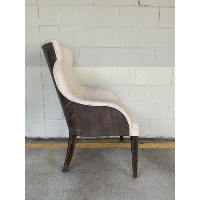 Wood Mid-Century Modern Klismos Highback Chairs / Pair For Sale - Image 7 of 8