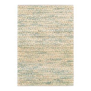 Dash & Albert by Annie Selke Avril Sky Woven Jute Rug, 2' x 3' For Sale
